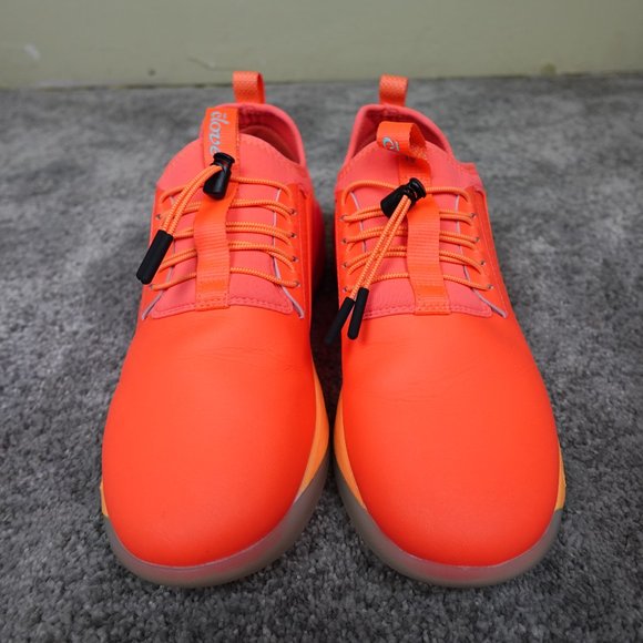 Clove Classic Shoes Womens Sneakers Work Neon Orange Nursing Running Walking - Picture 2 of 13